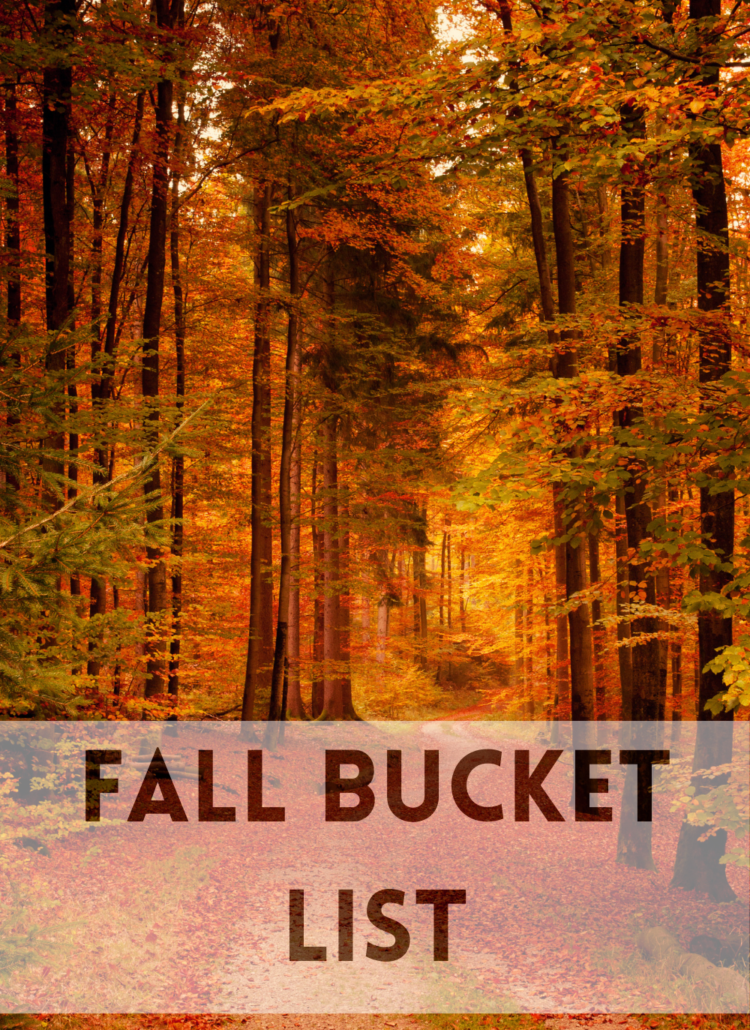 fall bucket list