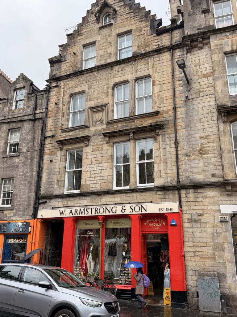 armstrongs vintage edinburgh