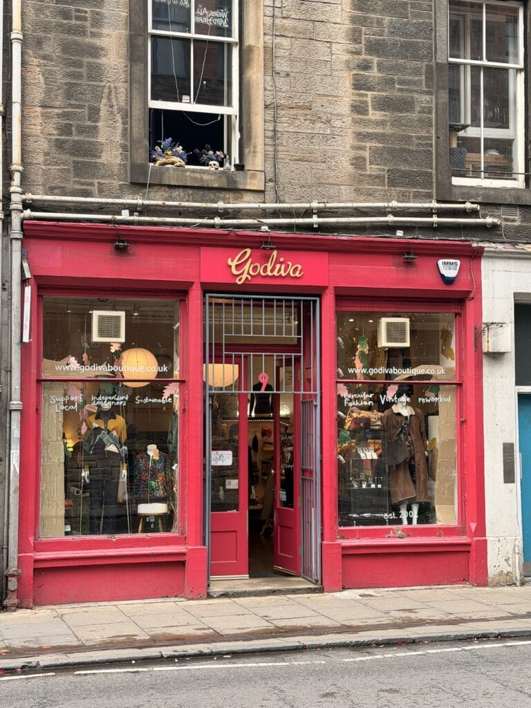 vintage shops in edinburgh city center